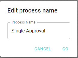 Enter New Process Name