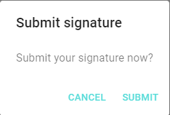 Signature Submit