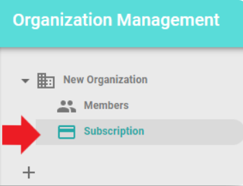 Organizations Subscription